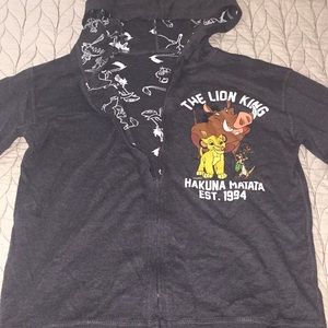 Disney The Lion King Reversible Zip Up Hoodie